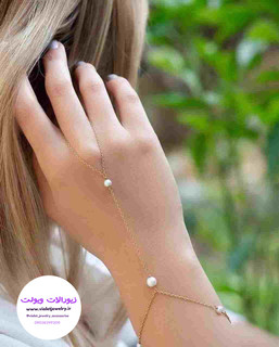 تمیمه دست جنس استیل طلایی و نقره ای رنگ ثابت کد ۶۰۰۱۴